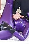 Kinky fetish sex with Latex Lucy feeling sex toys inserted into cunt