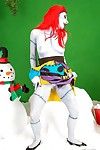 First timer Joanna Angel flashing girl parts in kinky cosplay outfit
