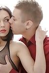 Hot brunette teen Sheri Vi engaging in oral sex before hardcore fucking
