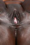 Fett schwarz Amateur schwarz Dahlia Modellierung Nackt Nach Notwasserung Dessous