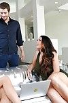 Hot threesome sex featuring busty pornstars Alison Tyler and Dillion Carter
