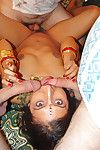 Indian slut Latmi gets huge facial & shows pussy creampie after gangbang