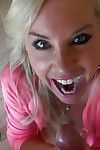 Fantastic blonde housewife Sandra Otterson with big tits in the action