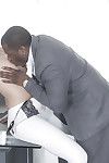 Busty babe Chanel Preston and black man hookup for hardcore interracial sex