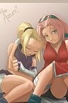 Ino and Sakura is inseparable horned lesbians