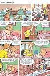 Funny sexual adventures of cartoon comic girls in different frolic