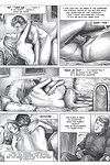Interesting manga comics with sexy babes in black and white